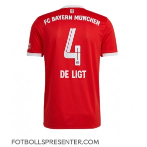 Bayern Munich Matthijs de Ligt #4 Hemma Matchtröja 2022-23 Kortärmad
